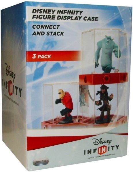 PDP Disney Infinity Figure Display Case-3 Pack (Diversen) Nieuw