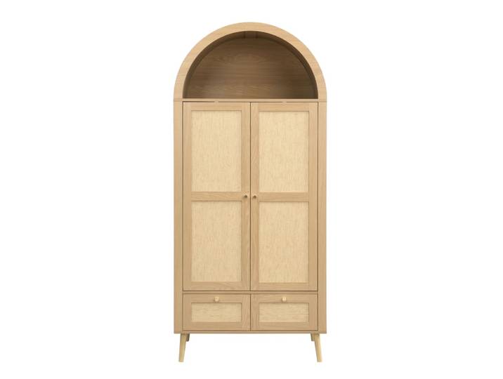 Armoire en panneau de particules aspect chêne