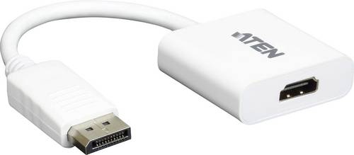 ATEN VC985-AT DisplayPort / HDMI Adapter [1x DisplayPort Stecker - 1x HDMI-Buchse] Weiß 10.00 cm
