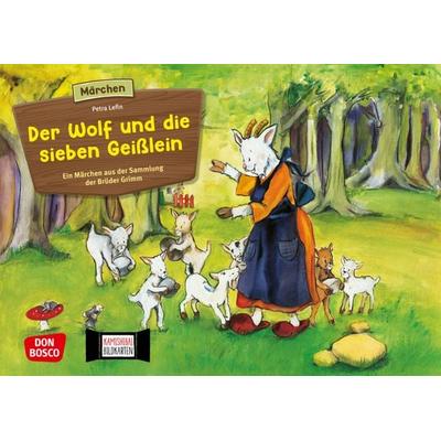 Der Wolf und die sieben Geißlein. Kamishibai Bildkartenset, Sonstige von Brüder Grimm, Don Bosco