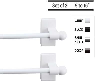 InStyledesign 7/16 inch dia. Magnetic Rod 9-16 inch long ( Set of 2 )