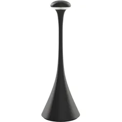 Sigor Akku-Tischleuchte Nudrop 292mm nachtschwarz 2,2W Flex-Mood 2200K/2700K IP54 170m Ra85 dimmbar