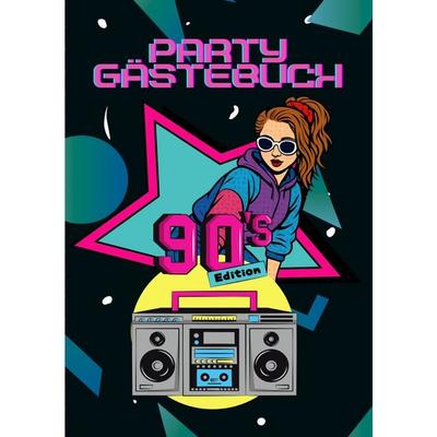 Party Gästebuch - 90's Edition, Taschenbuch von Markus Sida, Epubli, 978-3-565-01086-8