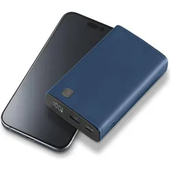Cellularline CELLULAR L& CLL PB DISPLAY 20000 BL (20000 mAh, 20 W, 77 Wh), Powerbank, Blau