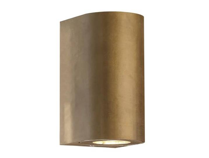 Outdoor Wandleuchte CANTO MAXI 2, IP44, 2x GU10 max. 28W, Messing