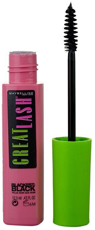 MAYBELLINE NEW YORK Great Lash Blackest Black Mascara shade Blackest Black 12.5 ml