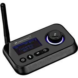 Omnitronic BDT-5.0 Bluetooth 5.0 Transceiver, Audio Adapter, Schwarz
