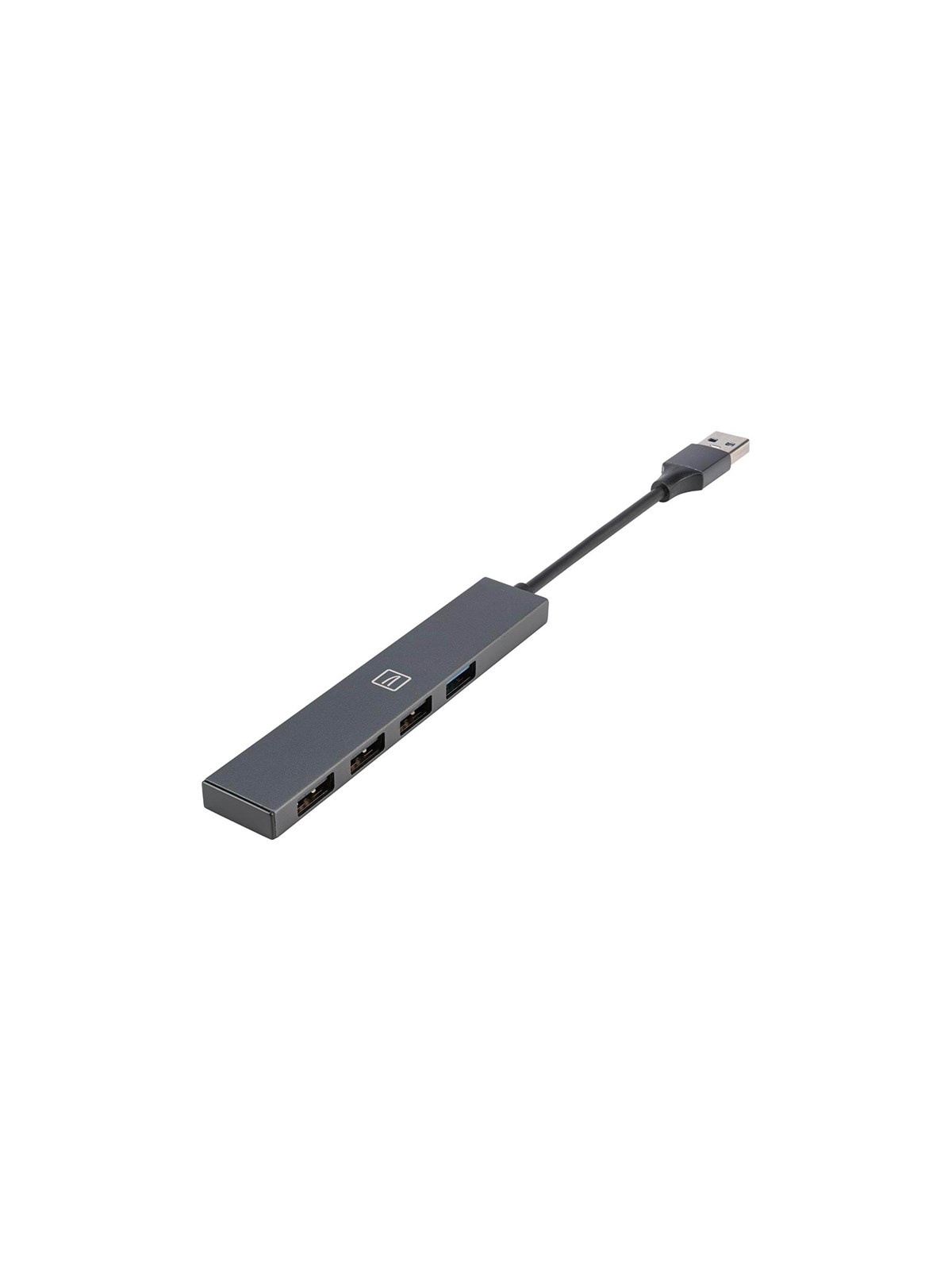 Tucano 4-in-1 USB Hub USB-Hubs - USB 3.0 - 4 - Grau