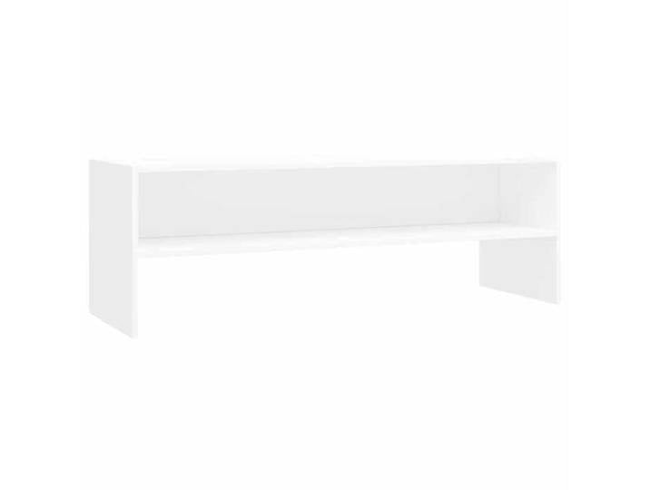 En solde  Meuble TV pour Télévision - CLOUD - TABLE TV/BANC TV - Blanc 120x40x40 cm Bois d'ingénierie LL4207