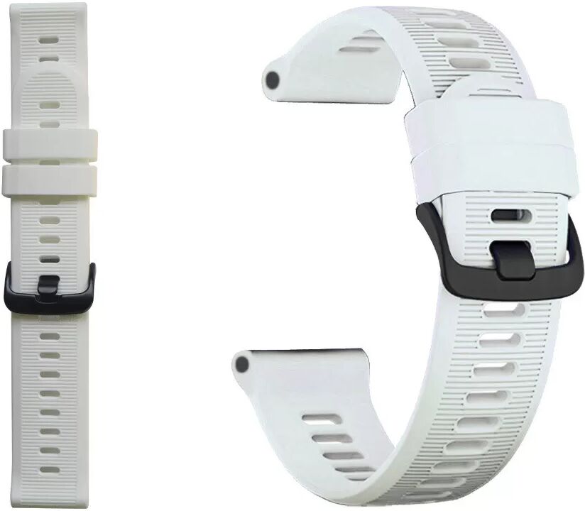 INF Silikon-Uhrenarmband für Garmin Forerunner 945/935/955/Fenix 7 Weiß