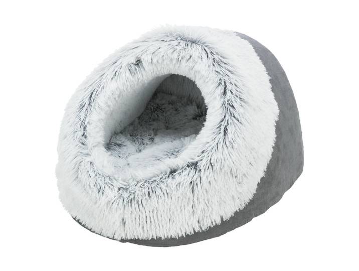Schlafhöhle TRIXIE, grau (hellgrau), B:41cm H:26cm, Polyester, Tierhäuser, Schlafhöhle