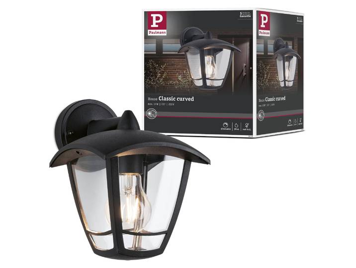 Paulmann Außenwandleuchte Classic Curved