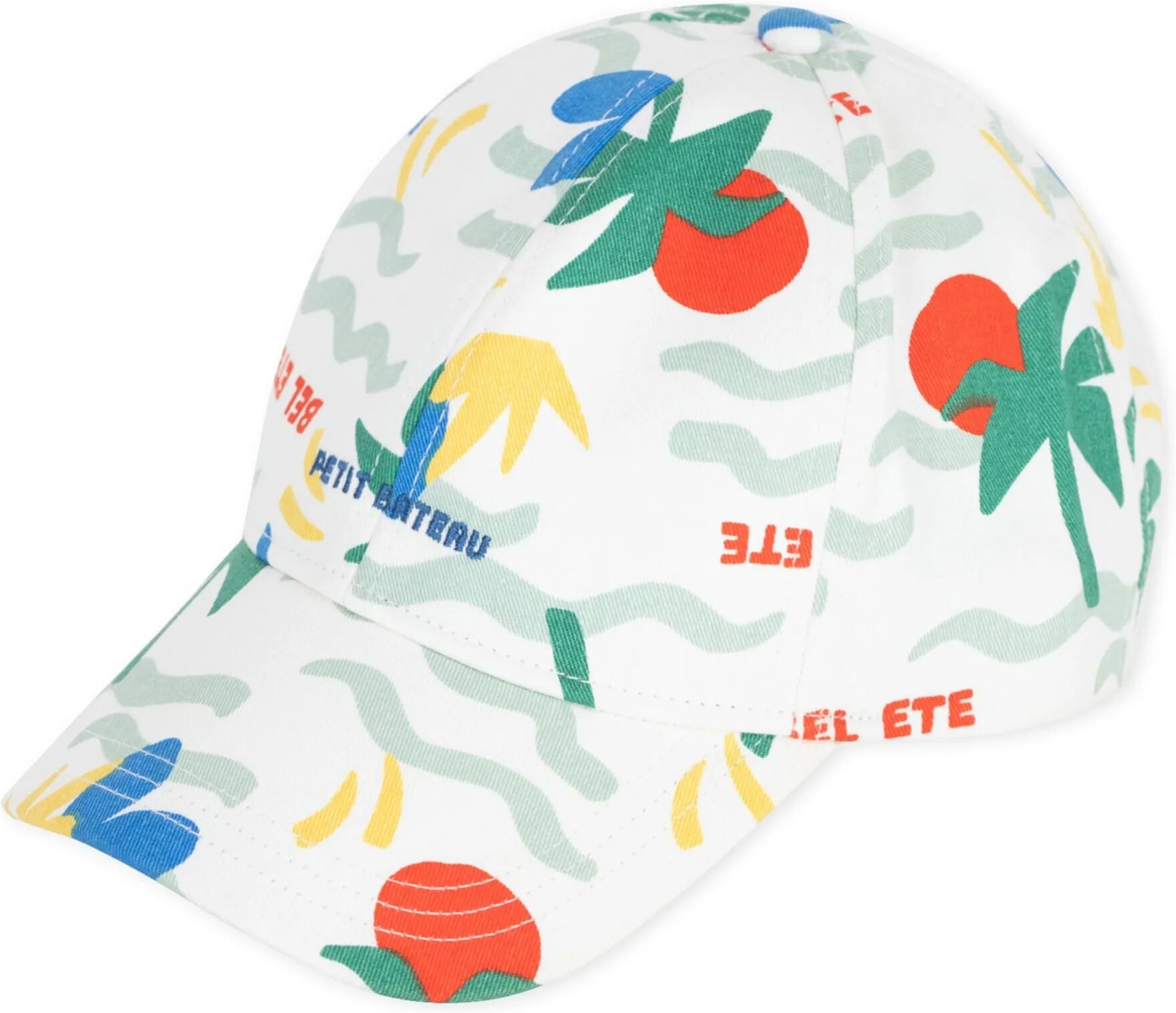 Petit Bateau Casquette Bel Eté Sergé Ecru 3/4 ans