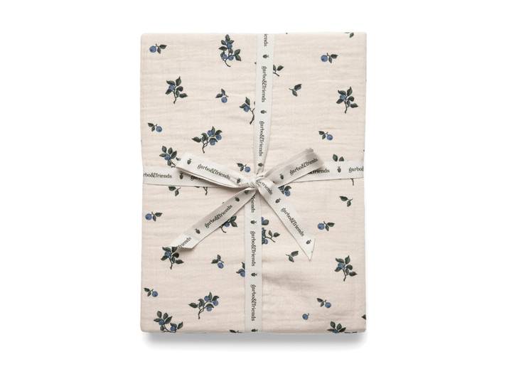 Garbo&Friends Drap-housse Blueberry Muslin 180x200x30 cm