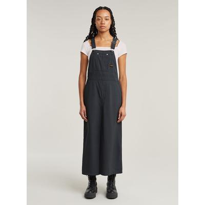 Bodykleid G-STAR "Dungaree Kleid", Damen, Gr. XXS, Normalgrößen, petrol, Obermaterial: 90% Viskose, 10% Polyester, Kleider