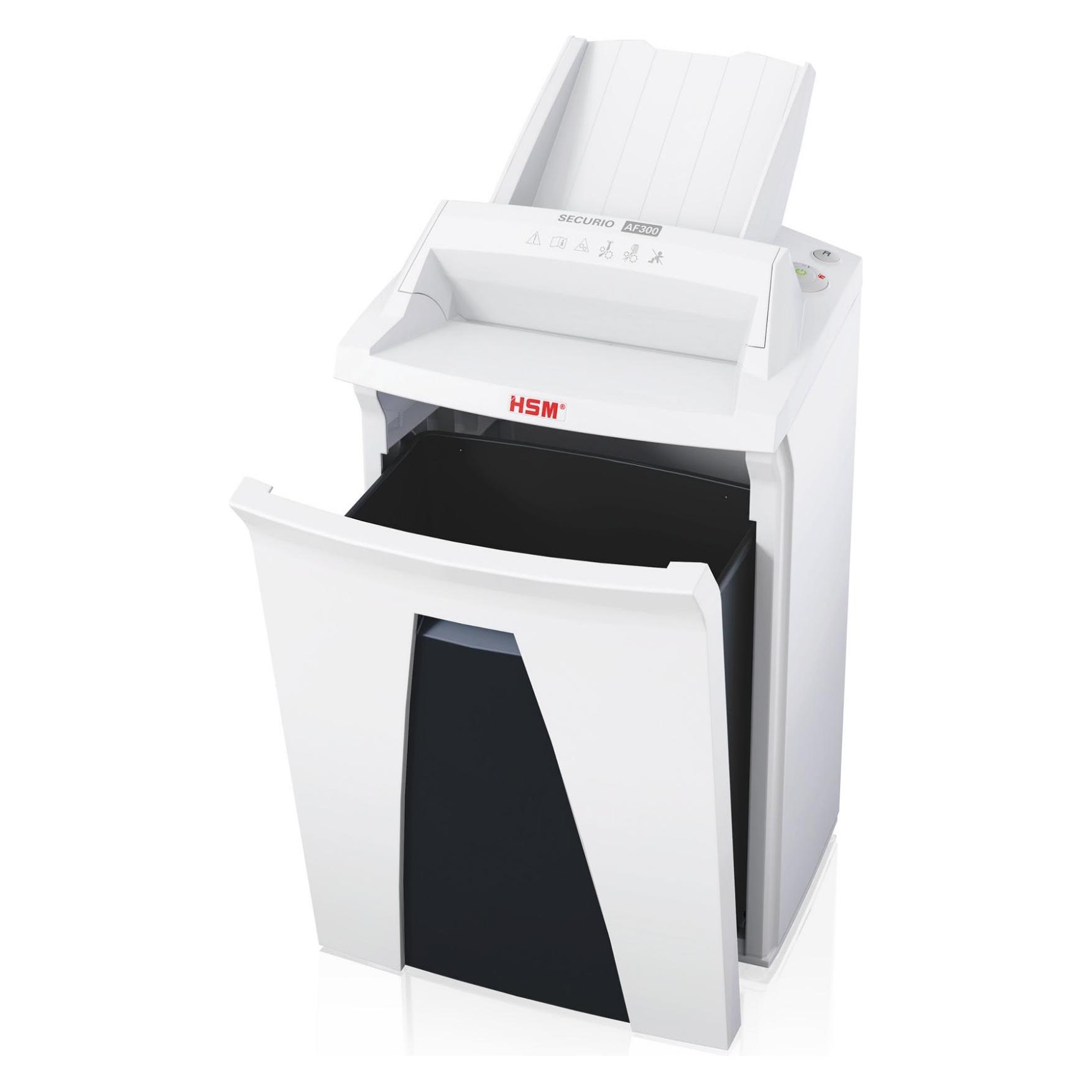 HSM Autofeed Aktenvernichter SECURIO AF300 Sicherheitsstufe P-5, 10 Blatt, dauerhafter Betrieb (Partikelschnitt) (2092121)