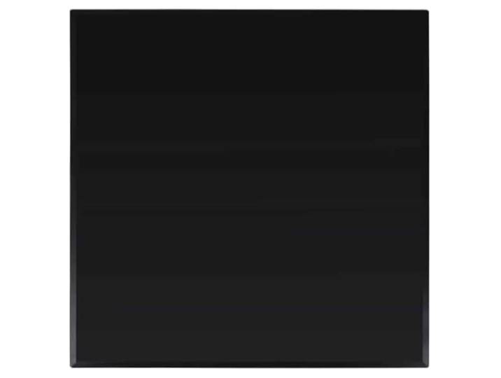 HFXHIJXQ Tischplatte Gehärtetes Glas Quadratisch 800x800mm Schwarz Schwarze Glasplatte mit 6 mm Stärke für Couchtische im Wohnzimmer oder Beistelltische im Garten, pflegeleicht.