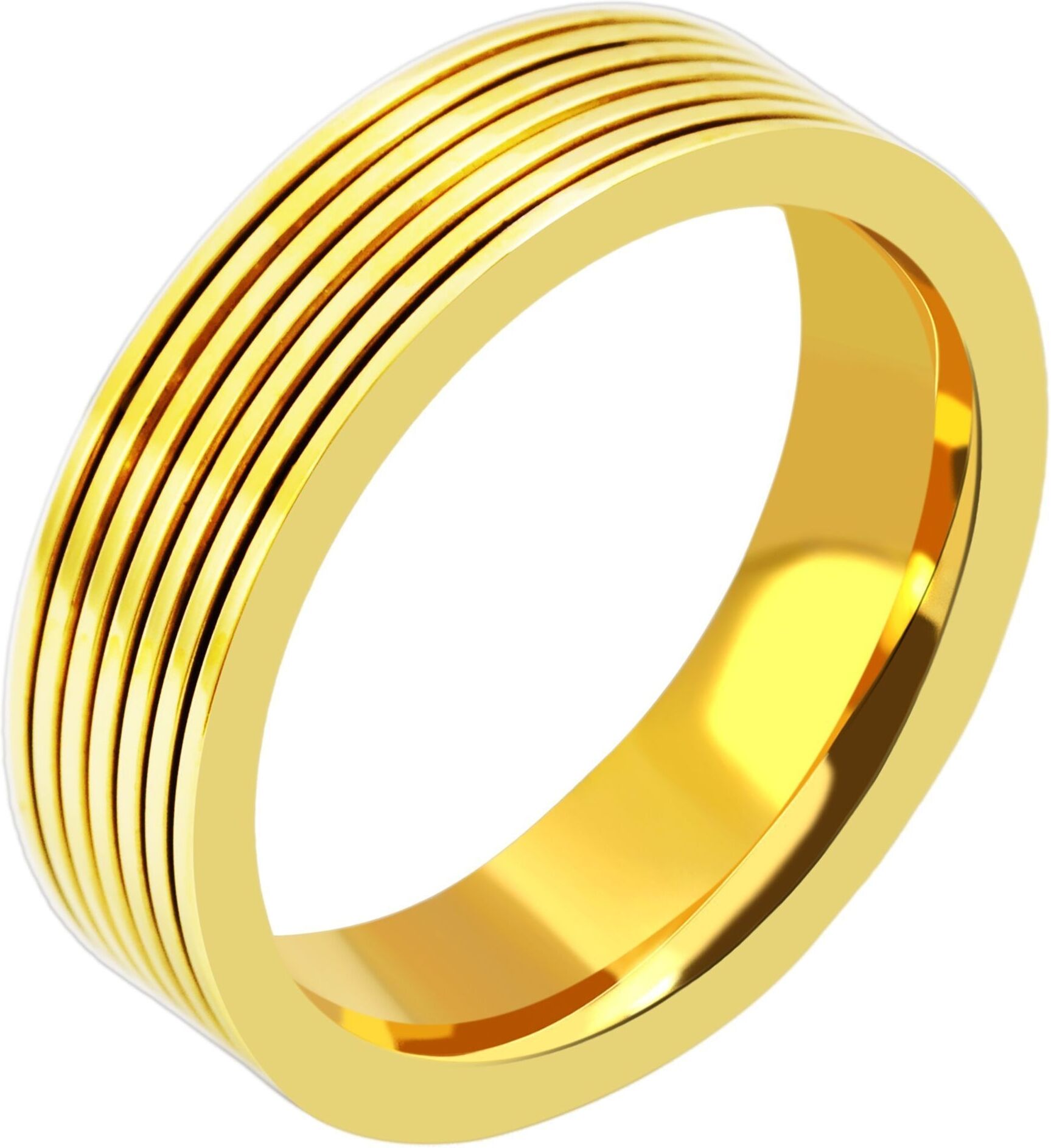 Partnerring AKZENT "Peculiarity, langlebig" Gr. 62, gold (goldfarbig), Fingerringe, Herren, 62, Edelstahl, Partnerring