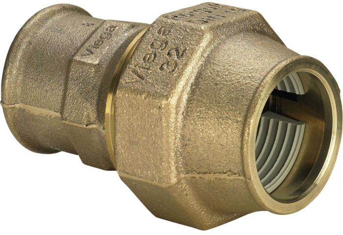 Viega Maxiplex Verschraubung 290573 Ø 25 mm x Rp 1, Rotguss, Verschraubung