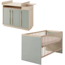 Roba 2-teiliges Kinderzimmer-Set »Selva« - 75x142x82cm - grün -