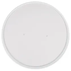 NATURE Star Deckel für Einweg-Suppenbecher, 18,50 cm, weiß