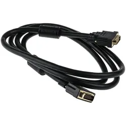 RS PRO DVI-Kabel, Male - Male, 2m (2 m), Videokabel, Schwarz
