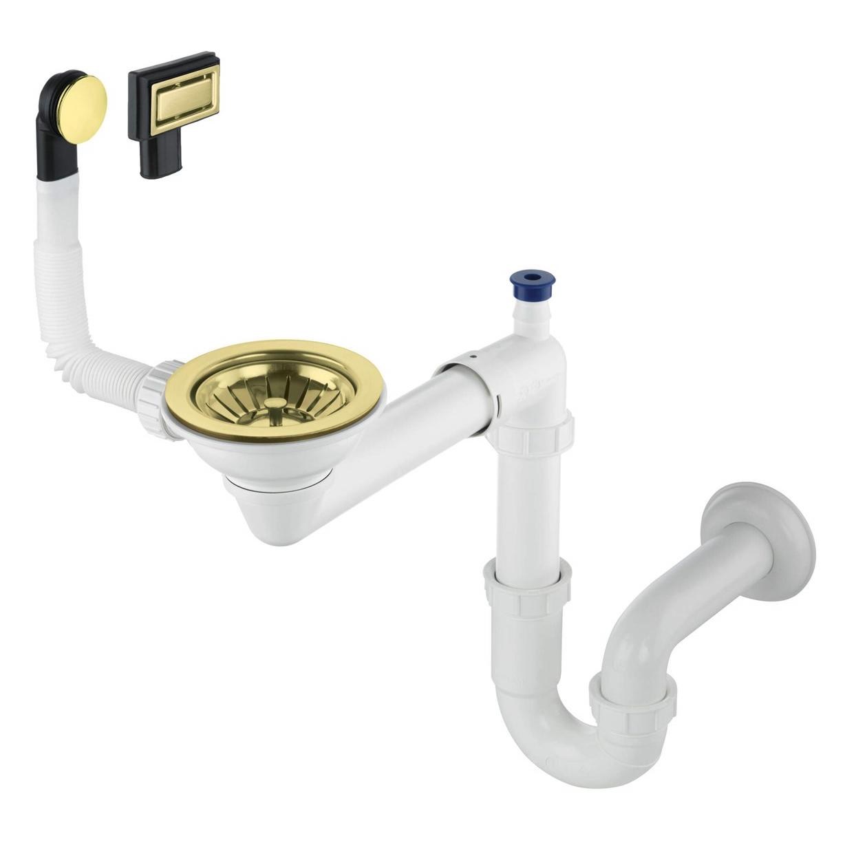 Deante Siphon für 1-Becken Granitspüle - Space-Saver (ZXY_R949)