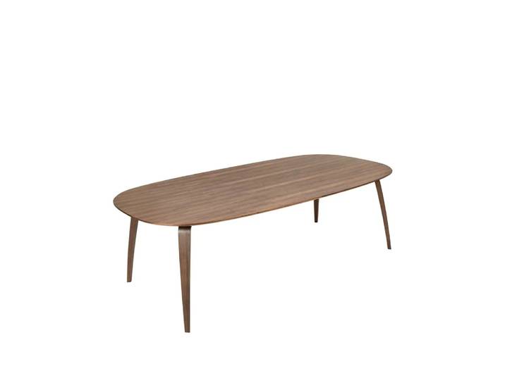 GUBI Gubi Elliptical Esstisch American walnut