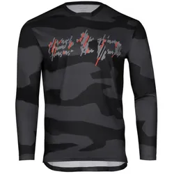 Etape Rocky Herren Freeride-Trikot schwarz/rot Gr. M