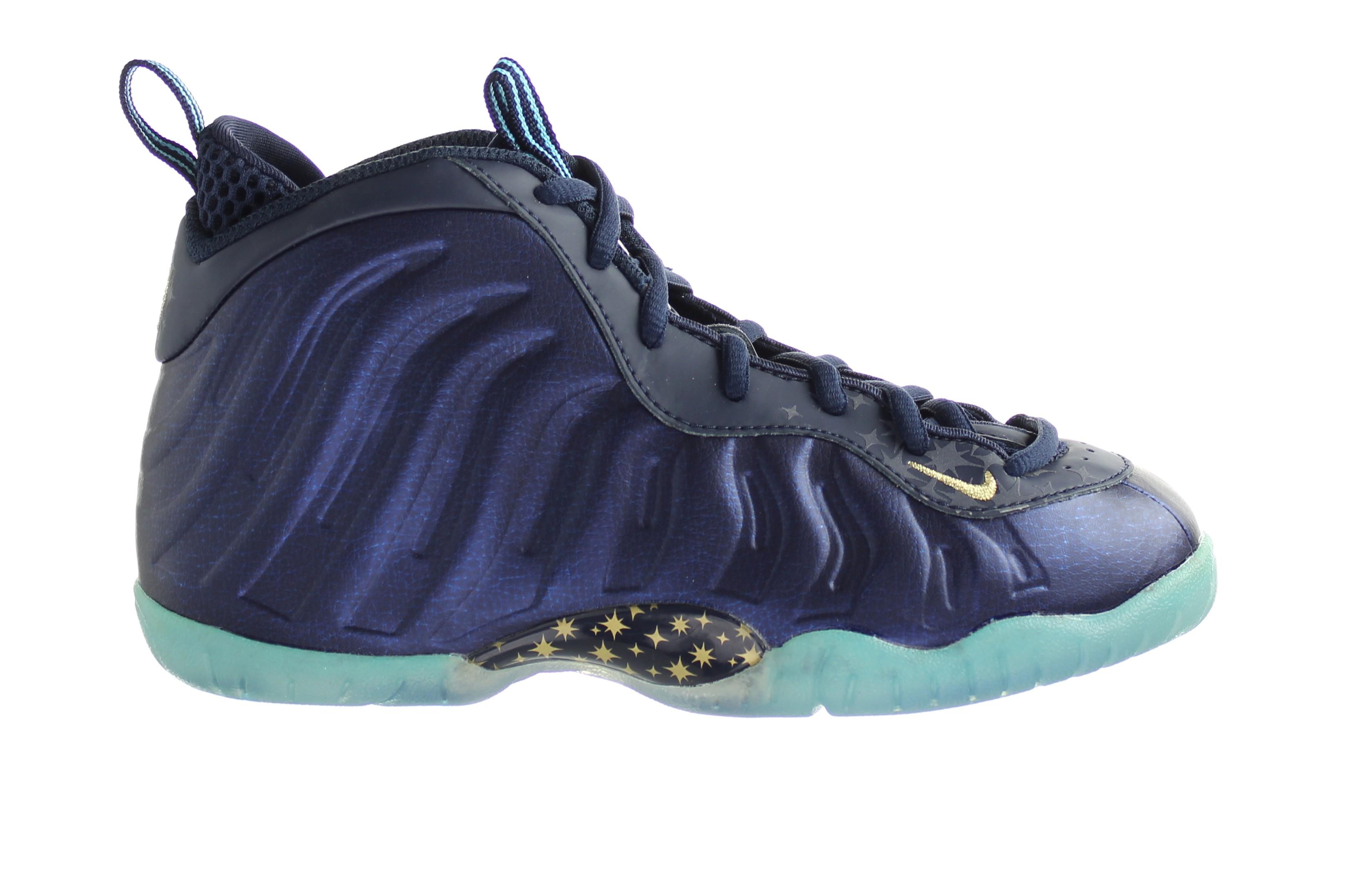 Nike Little Posite One Blauw Kinderschoenen