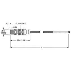 Turck PROFIBUS-Leitung RSSW 456-3M