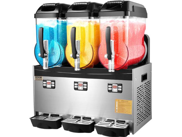 VEVOR 12Lx3 Commerciële Slush-ijsmachine Margarita Smoothie-drankmaker