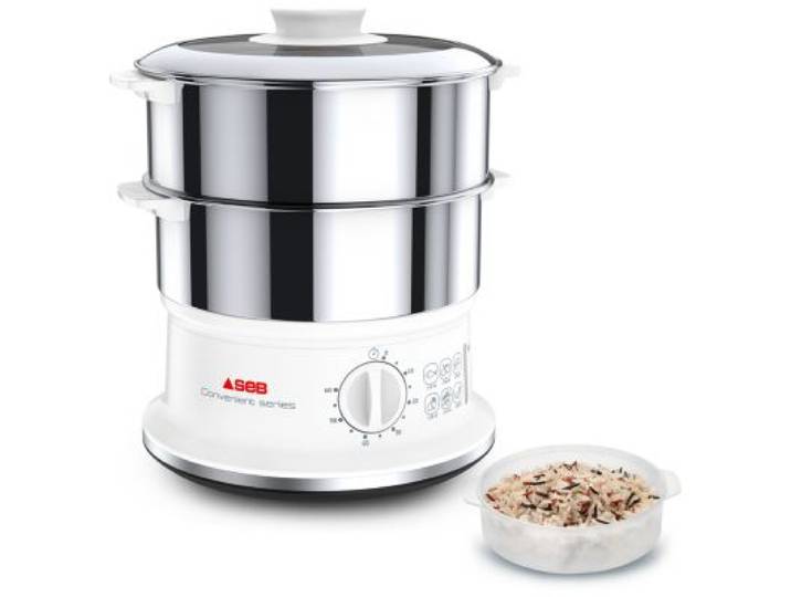 Seb - Cuiseur Vapeur 2 Bols Inox Vc145100