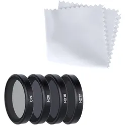 Rollei DJI Osmo Action 6 Filter-Set – CPL, ND8, ND16, ND32, Action Cam Zubehör, Schwarz