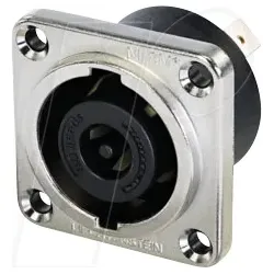 NEUTRIK NLT4MPXX - Neutrik speakON STXX-Einbaustecker, 4-polig, 38x38mm
