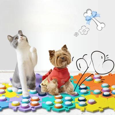 Uplifted Finds Pet Communication Button Set with Mats 5 Pcs