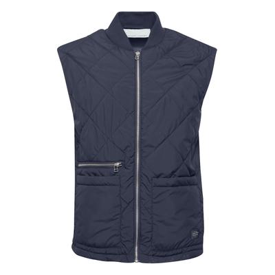 Steppweste CASUAL FRIDAY "Steppweste CFOlas", Herren, Gr. XXL, blau (schwarz navy), Obermaterial: 100% Polyester PES., Westen Steppweste