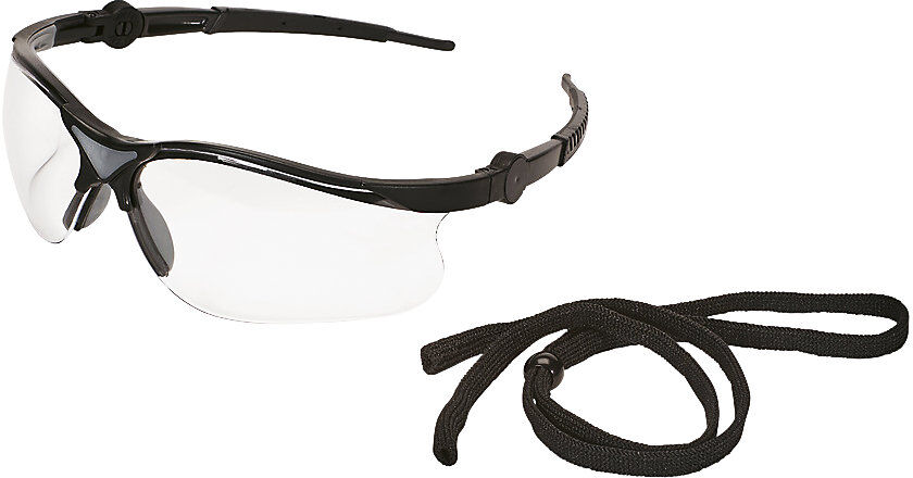 kaiserkraft Schutzbrille mit Anti-Fog-Funktion, zugelassen nach DIN EN 166, schwarz, ab 3 Stk