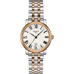 Tissot T-Classic Carson Premium Quarz Lady T122.210.22.033.01 - weiß,silber-rosé - 30mm