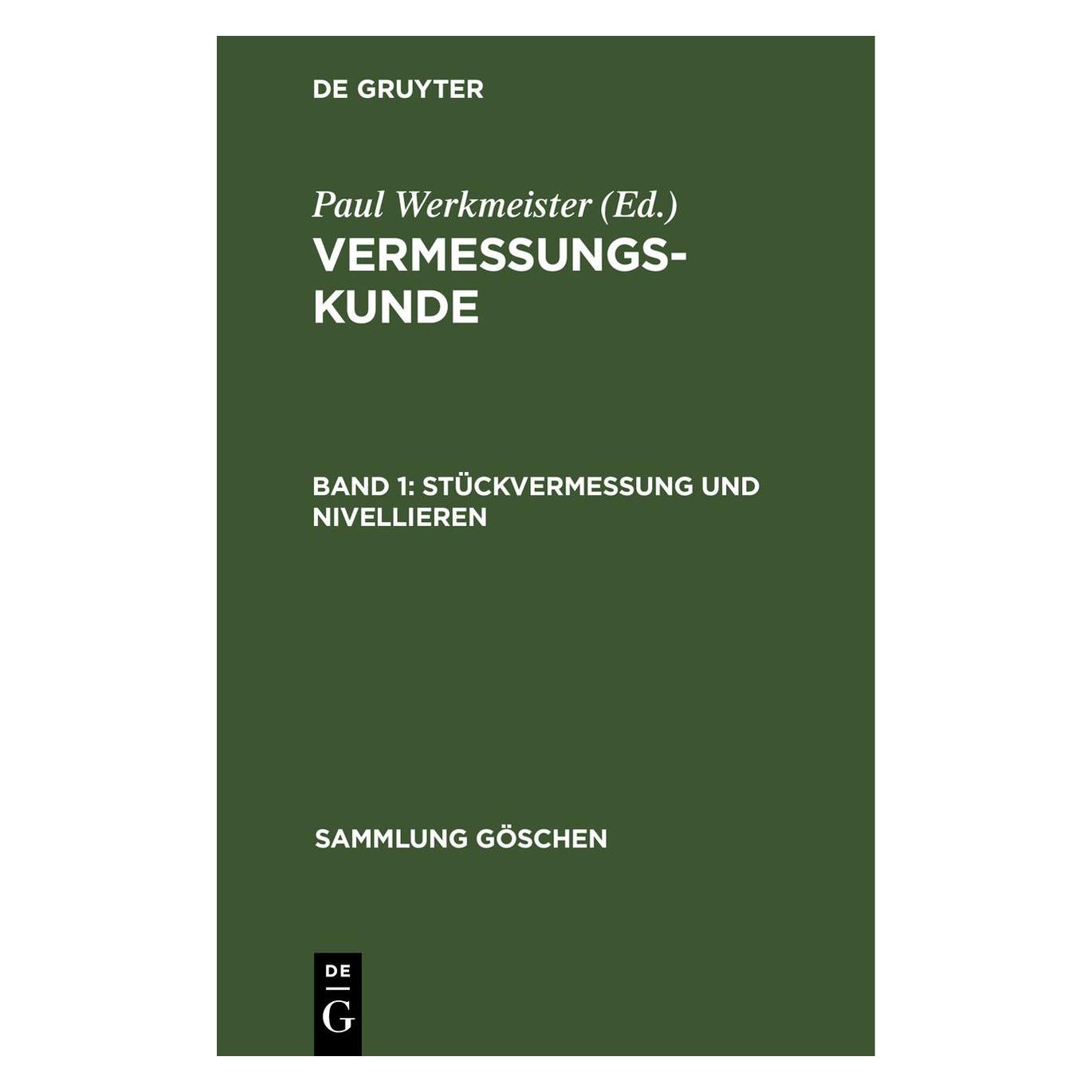 De Gruyter Stückvermessung und Nivellieren (67777766)