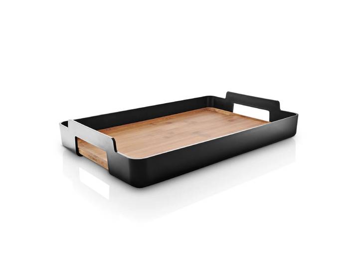 Eva Solo - Nordic Kitchen Serviertablett rechteckig, Bambus / schwarz