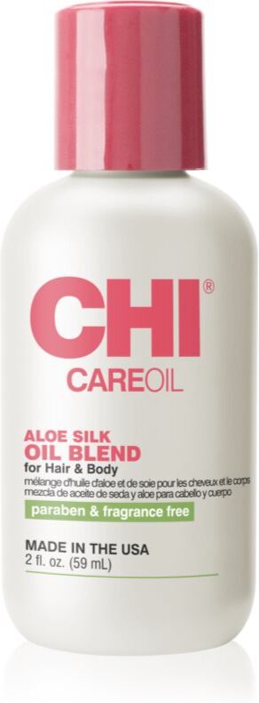 CHI Care Oil Aloe Silk Oil Blend huile hydratante pour cheveux et corps 59 ml