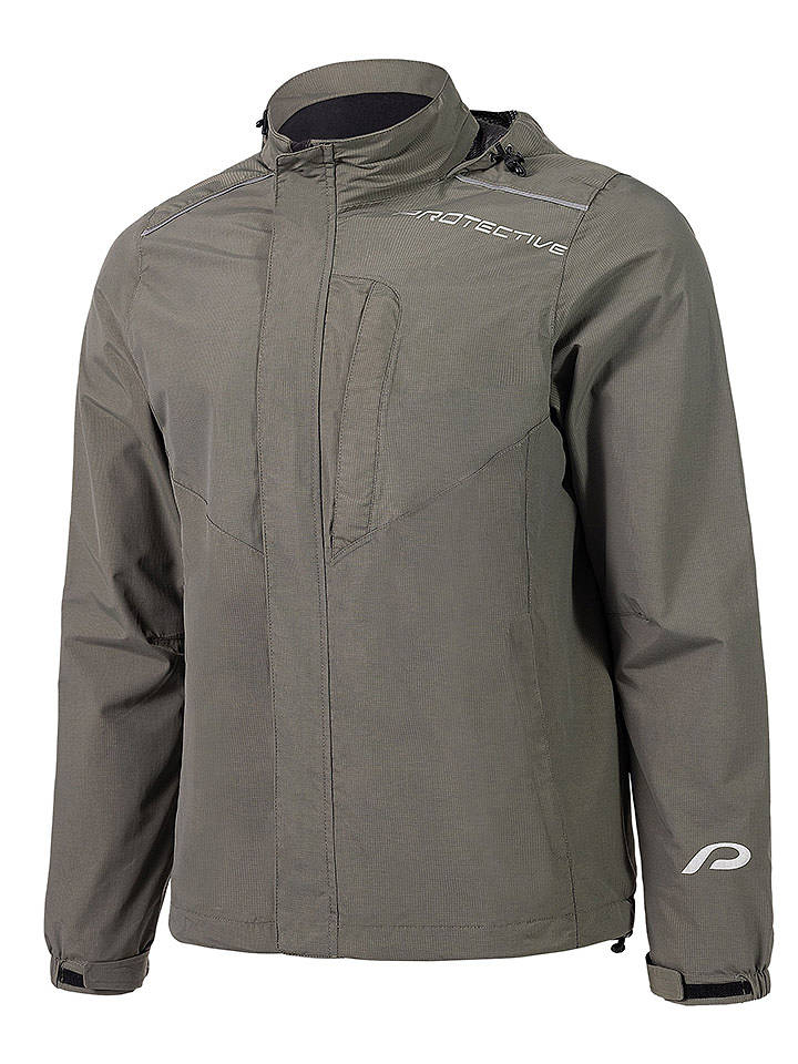 Protective Regenjacke "Rain II" in Khaki - XL
