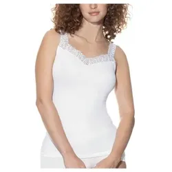 Mey Emotion Elegance Top With Lace Weiß 48 Damen