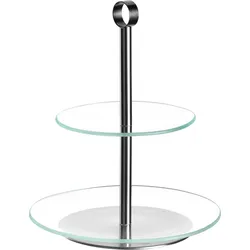LEONARDO Etagere Cena 2-tlg. - silber