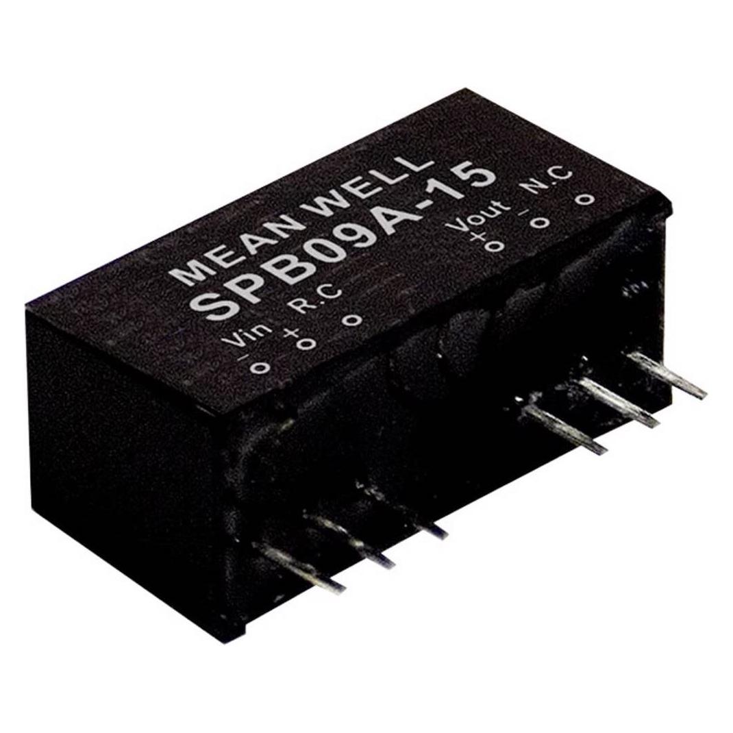 MeanWell DC/DCWandlerModule Serie SPB09 Case Single Output 1 (SPB09C-15)