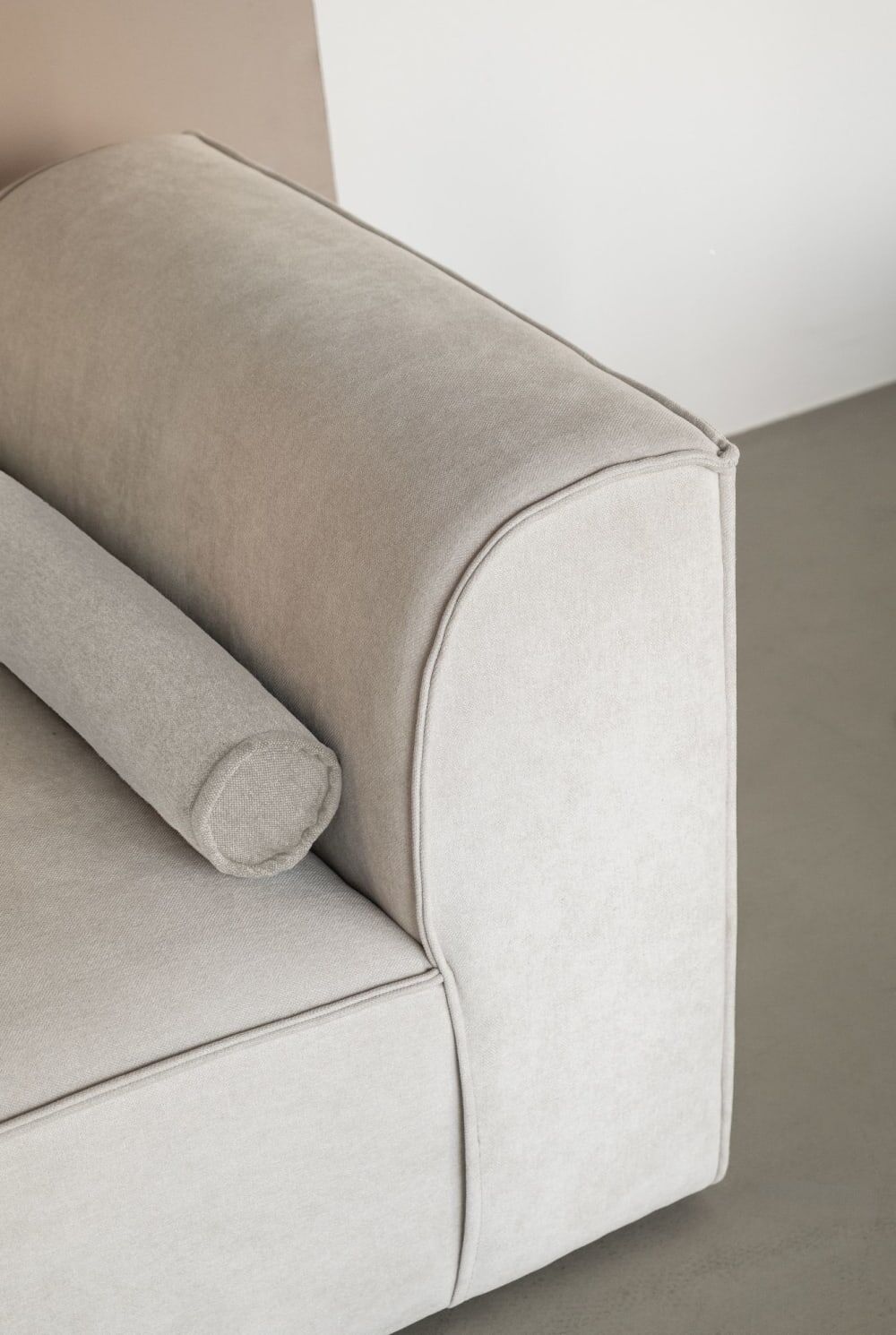 MIUFORM Système modulaire: méridienne, gauche, beige Beige 154x70x92cm