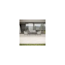 Alexander Rose PAVILION Lounge Set, 2 Sessel + Sofa + Loungetisch