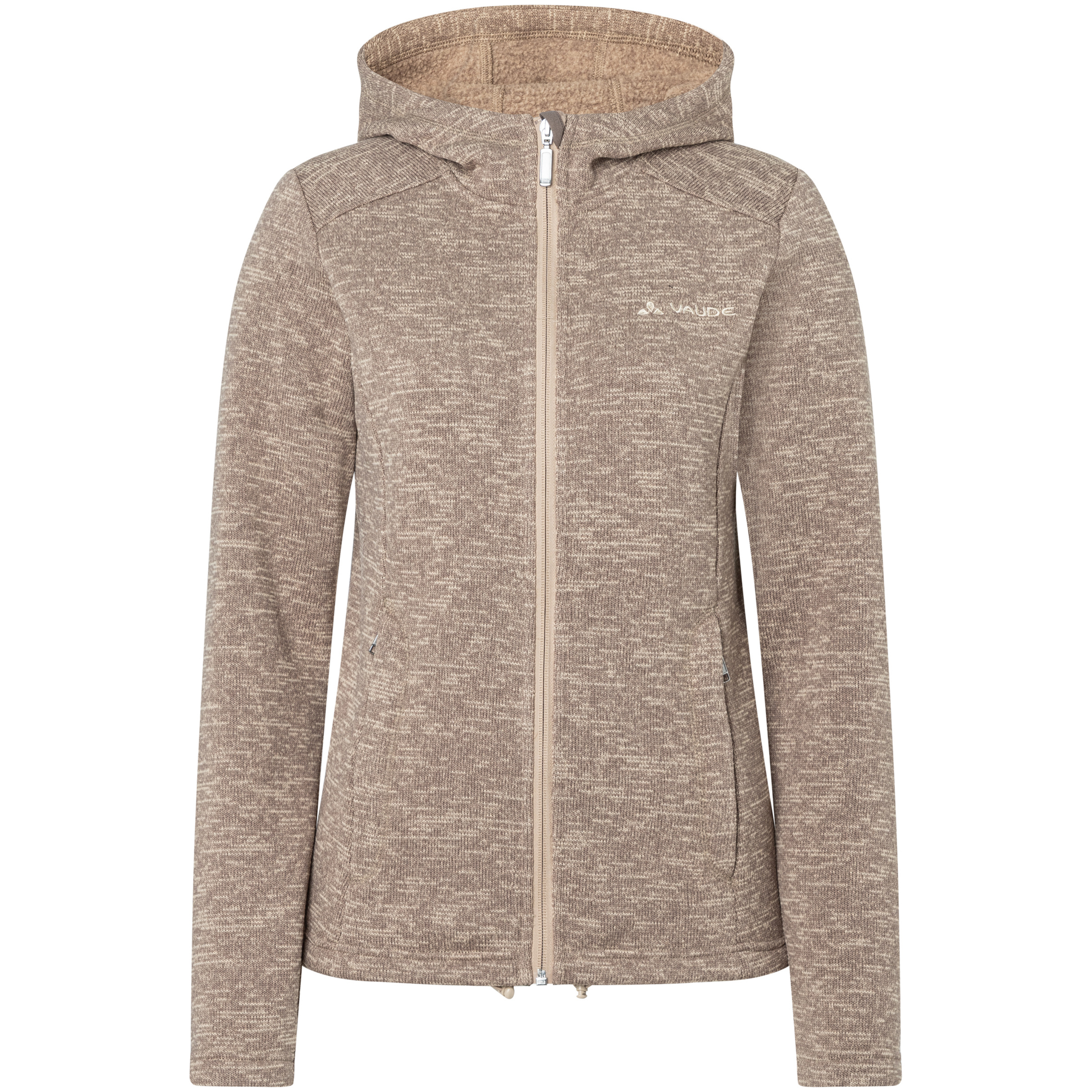 Vaude Liri II Damen Fleecejacke beige Größe XS Trekking Schnell trocknend