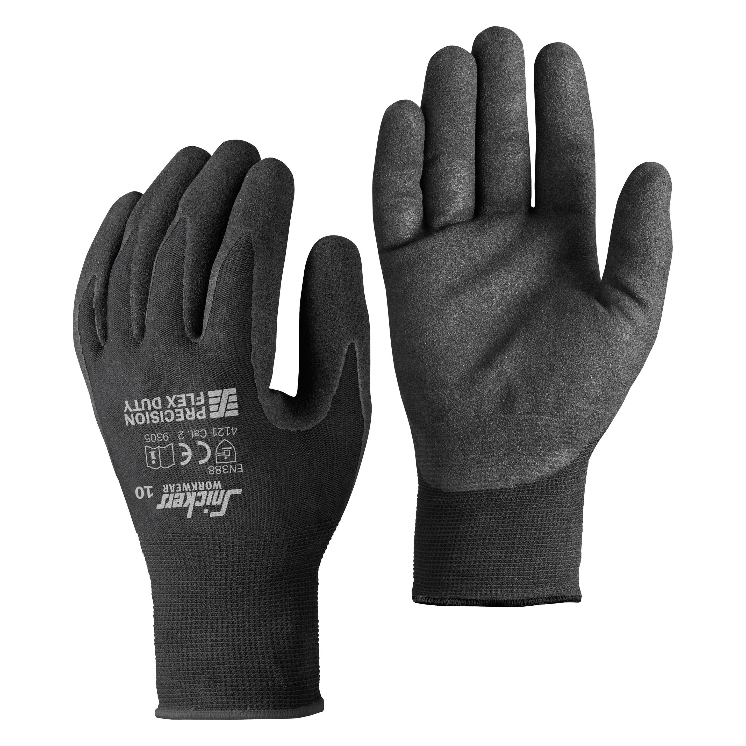 Snickers Workwear Robuste Arbeitshandschuhe für Präzisionsarbeiten, Grösse 9 Flex Duty 9305 (9) (49834517)